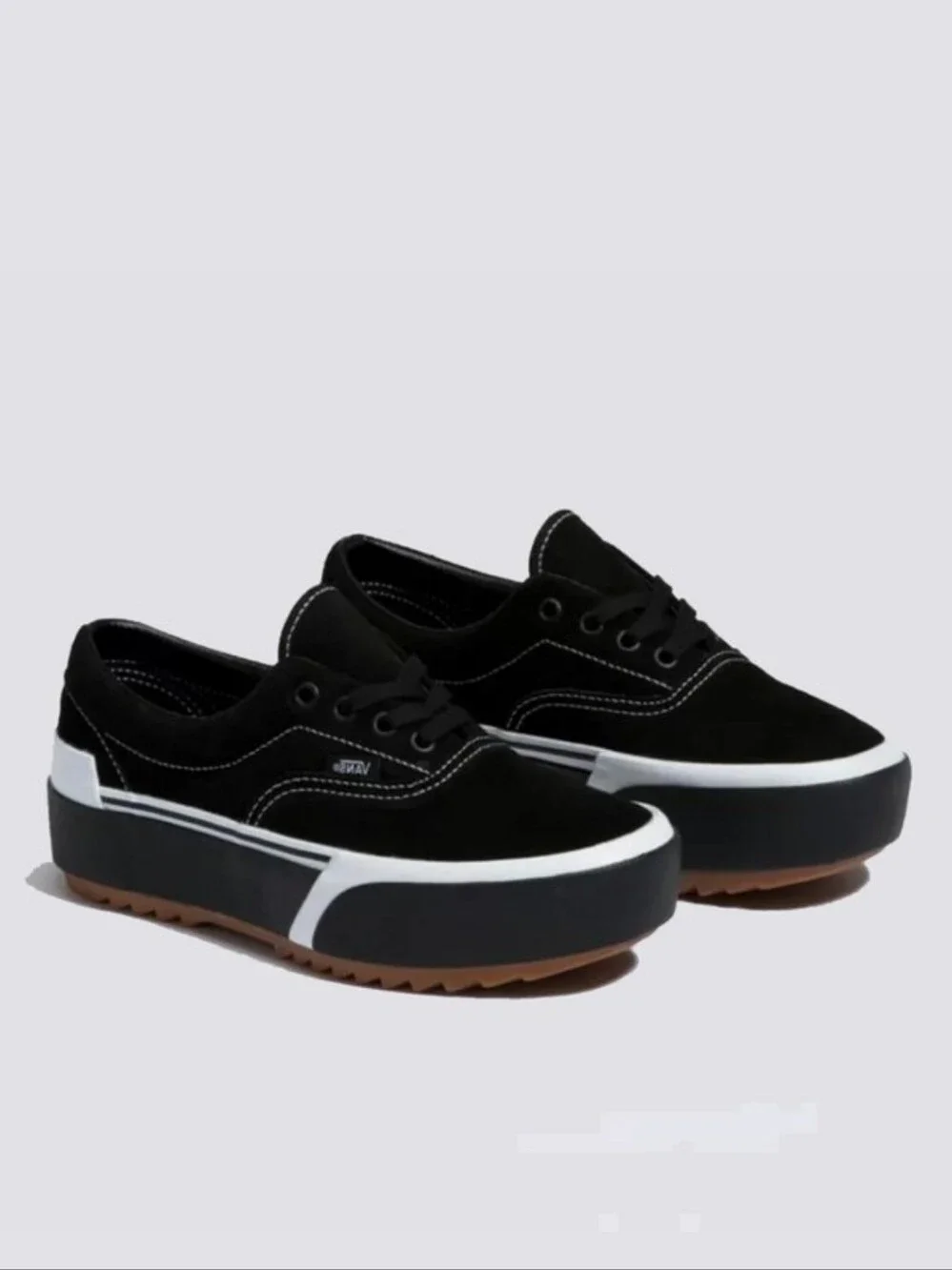 Vans Stacked Era Black Suede Size 8.5 Women's